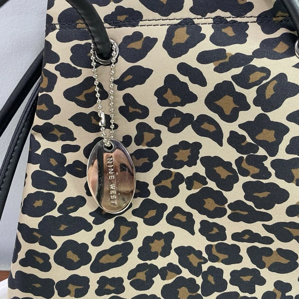 Nine West Cheetah Print Double Strap Animal Print Shoulder Bag‎ Womens 9x8x4